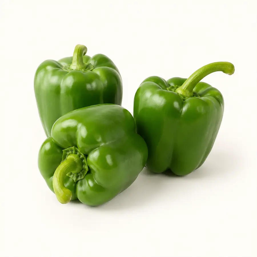 Green Bell Pepper — Capsicum Hijau